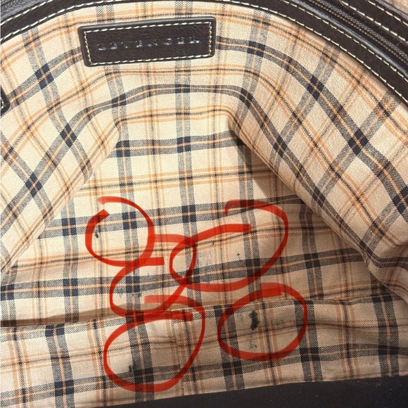 Levenger Dark BROWN Leather Expandable Laptop Messenger Bag Fits 16 In Computer - Picture 16 of 16